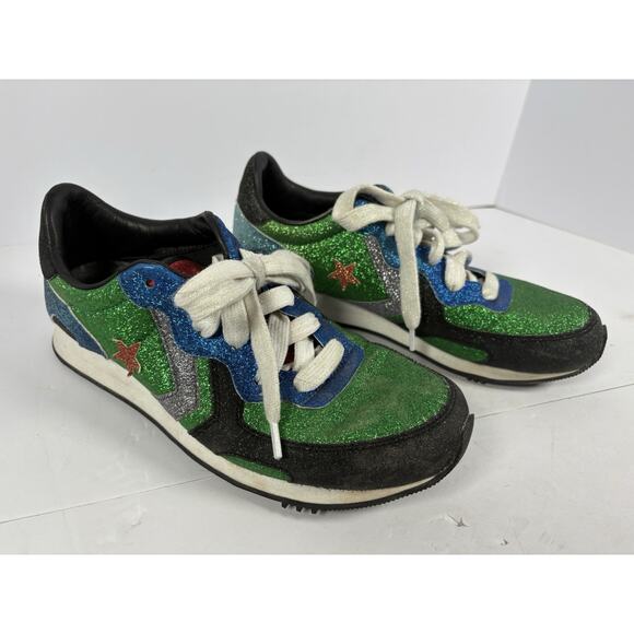 Converse x JW Anderson Thunderbolt GLITTER Ox Low Top Unisex Men 6 Woman's 7.5 - Picture 1 of 8